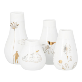 Räder Porselein Vaasjes Garden Of Heaven - set van 4