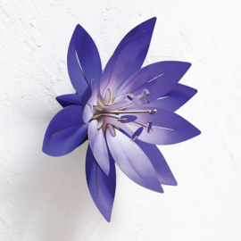 Assembli DIY Lotus Muurbloem Violet
