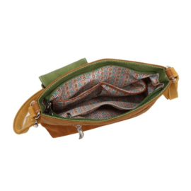 Hi-di-hi Tas Quack Cognac Green