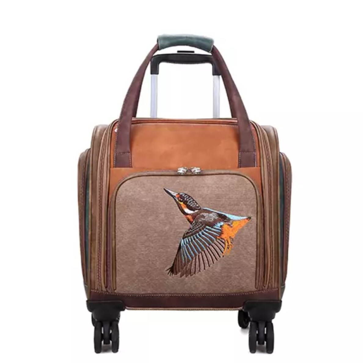 Hi-di-hi Trolley Voyage Cognac Brown