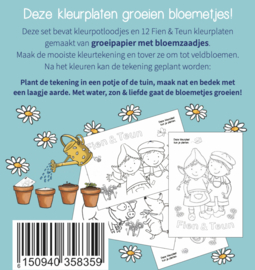 Bloom Your Message Fien & Teun Kleurplaten
