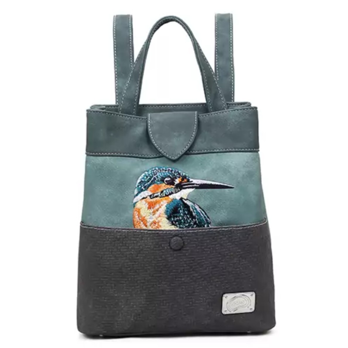 Hi-di-hi Tas Song Song Aqua Dark Grey Dark Blue