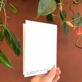 Botanopia Kaart Age Is Just A Number... And I Forgot To Count