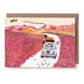 Reddish Design Kaart Just Married