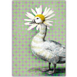 La Tack Kaart Goose Flower