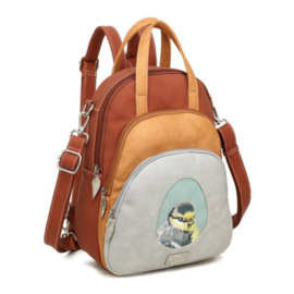 Hi-di-hi Tas Eggy Light Grey Orange Red