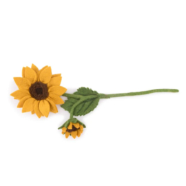 Sjaal Met Verhaal Zonnebloem Vilt