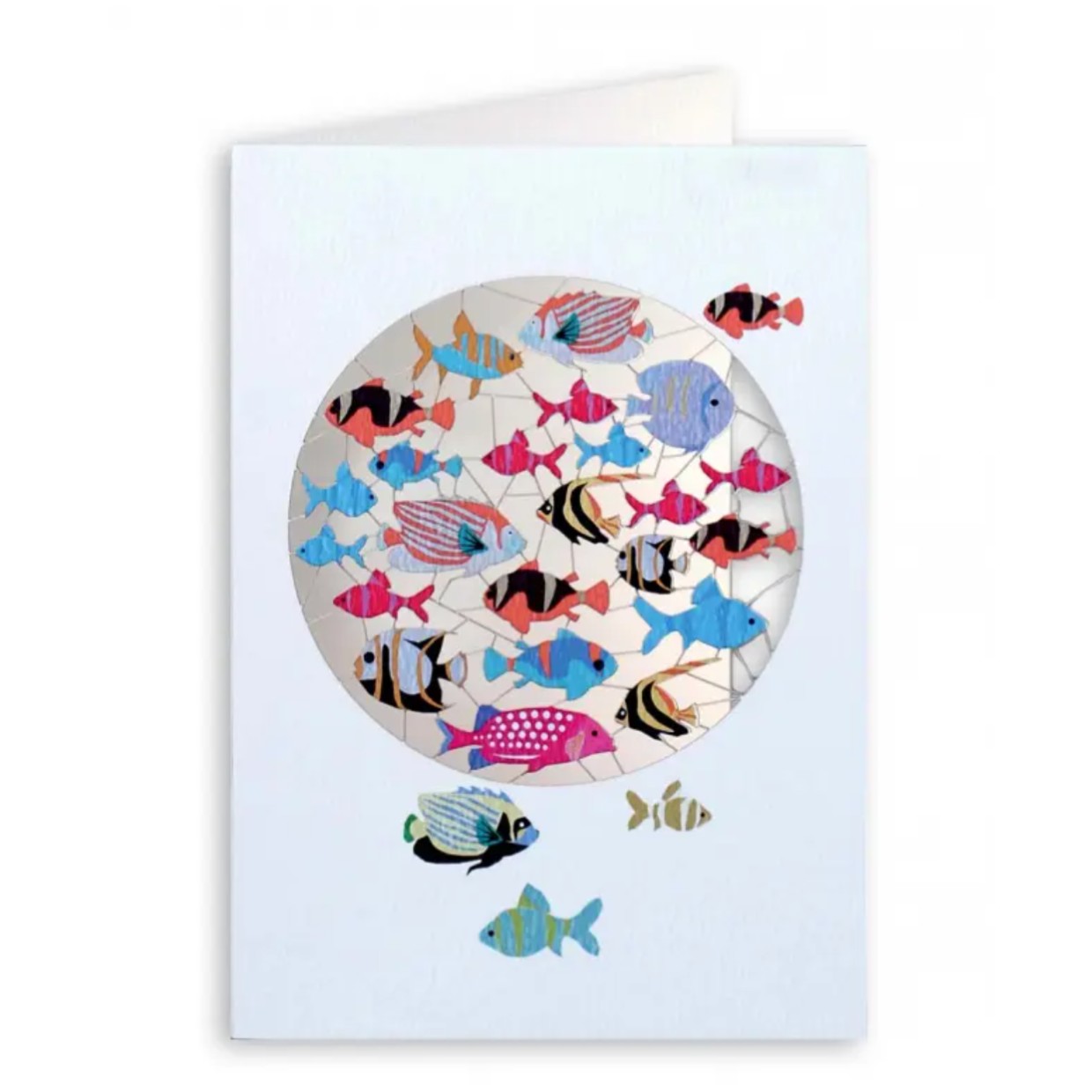 Forever Cards Kaart Colourful Fish