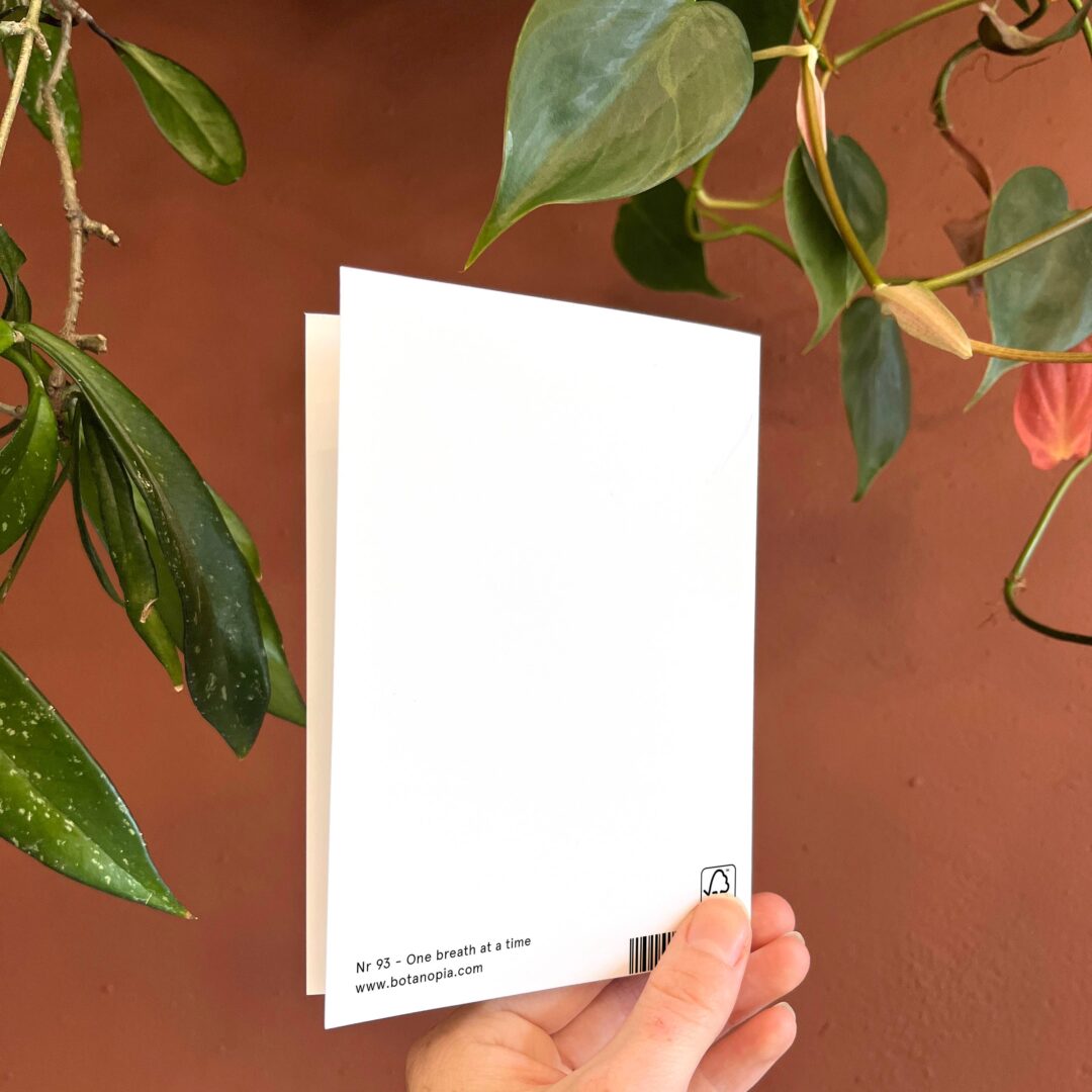 Botanopia Kaart One Breath At A Time