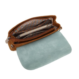 Hi-di-hi Tas Twiggle Cognac Light Blue