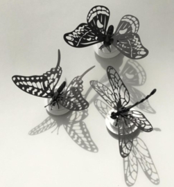 DIY 3D Anisoptera Libelle Black
