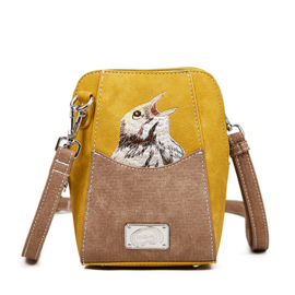 Hi-di-hi Tas Little Paradise Yellow Brown