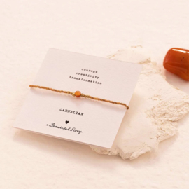 A Beautiful Story Armband Iris Card Carneool