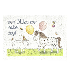 Bloom Your Message Groeikaart Fien & Teun Leuke Dag