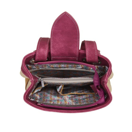 Hi-di-hi Tas Song Song Cerise Beige Cognac