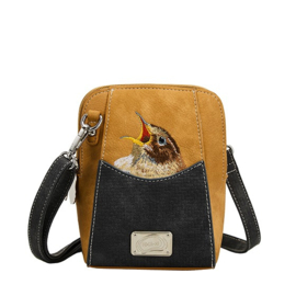 Hi-di-hi Tas Little Paradise Ocher Dark Grey