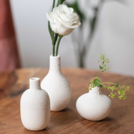 Räder Porselein Vaasjes Mini Pearl - set van 3