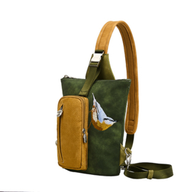 Hi-di-hi Tas Nutty Dark Green Ocher