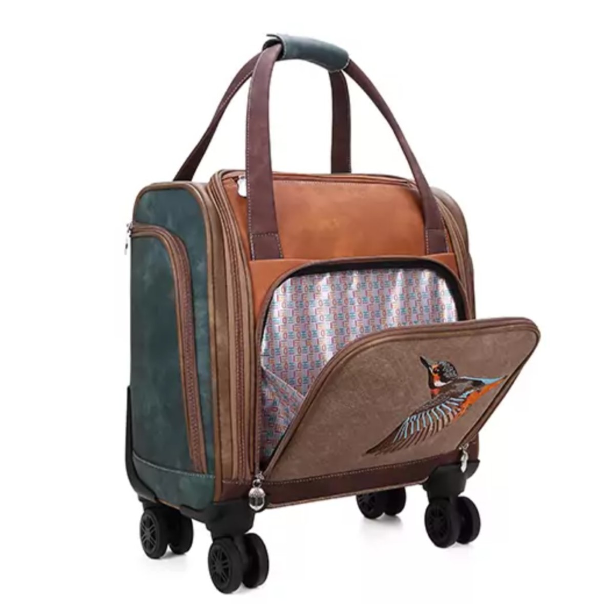 Hi-di-hi Trolley Voyage Cognac Brown
