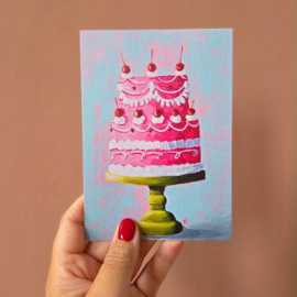 De Streken van Agnes Kaart Feest Taart