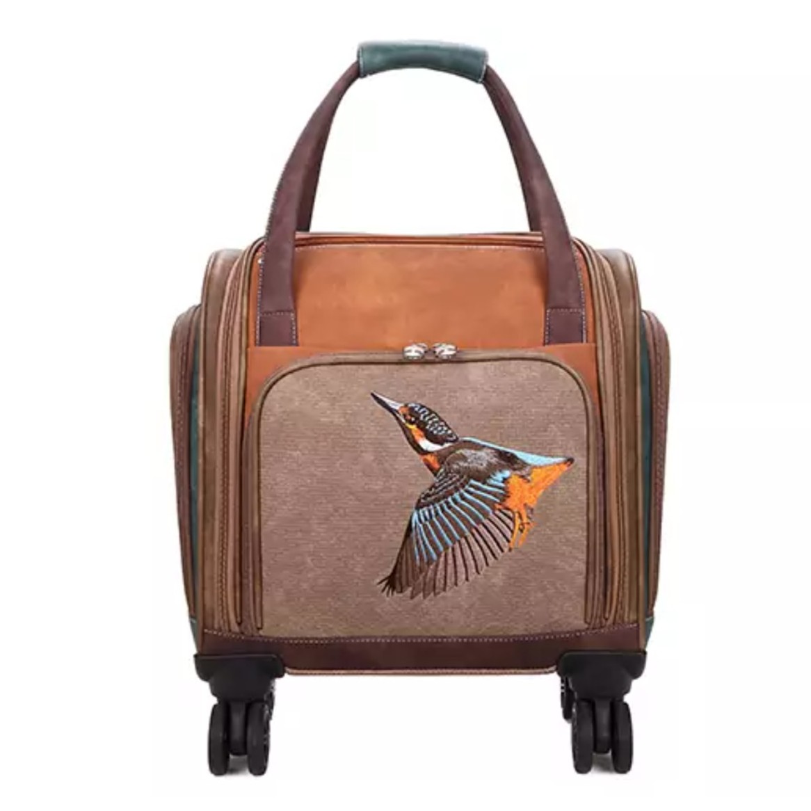 Hi-di-hi Trolley Voyage Cognac Brown