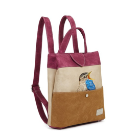 Hi-di-hi Tas Song Song Cerise Beige Cognac