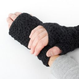 Sjaal Met Verhaal Handwarmers Zwart