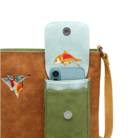 Hi-di-hi Tas Quack Cognac Green