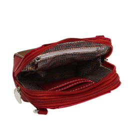 Hi-di-hi Tas Little Paradise Red Brown