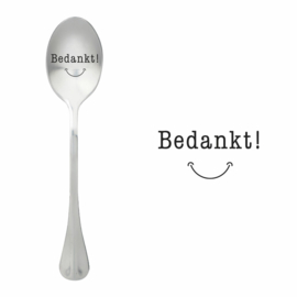 One Message Spoon Bedankt