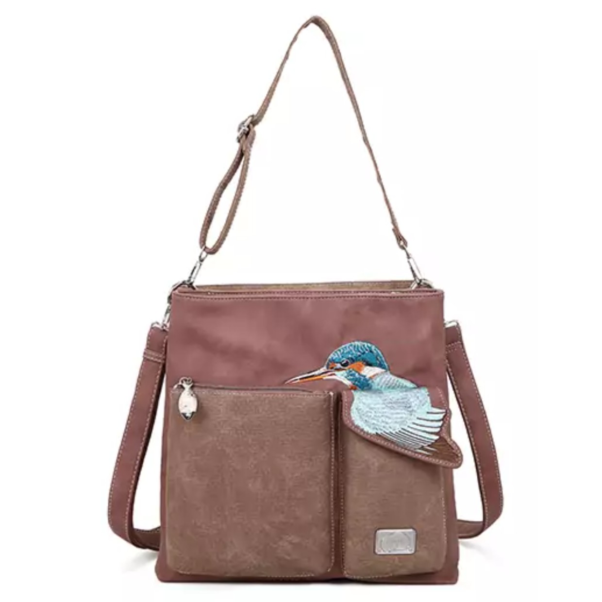 Hi-di-hi Tas King Shopper Lilac Brown