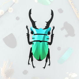 Assembli DIY 3D Vliegend Hert Carribean Green