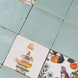 StoryTiles Tegeltje Boekenwurm