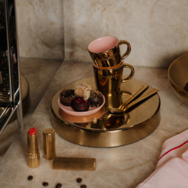 Vondels Espressokopje Sparkles Goud Roze