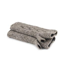 Sjaal Met Verhaal Handwarmers Cable Taupe