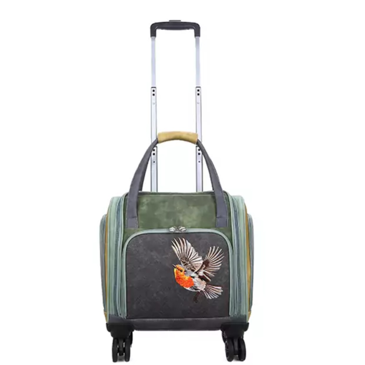 Hi-di-hi Trolley Voyage Dark Green Dark Grey