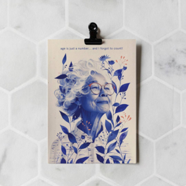 Botanopia Kaart Age Is Just A Number... And I Forgot To Count