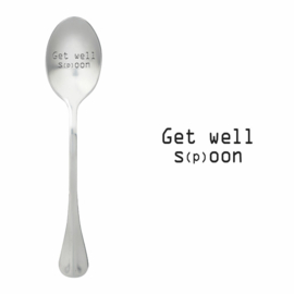 One Message Spoon Get Well S(p)oon