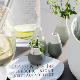 Räder Porselein Vaasjes Mini Pastel Groen - set van 4