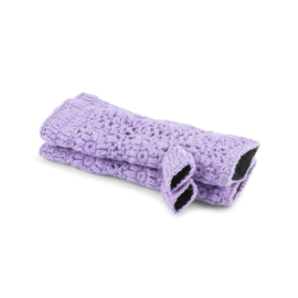 Sjaal Met Verhaal Handwarmers Granny Square Lila