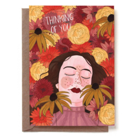 Reddish Design Kaart Thinking Of You