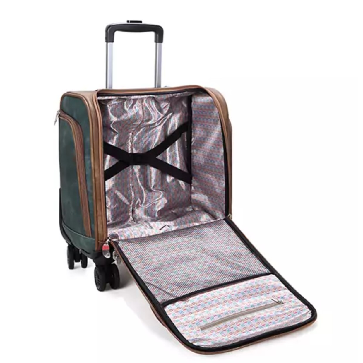 Hi-di-hi Trolley Voyage Dark Green Dark Grey