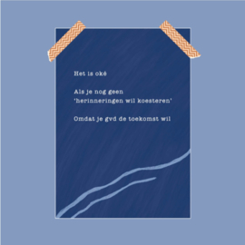 Verlieskunst Kaart Nog Geen Herinneringen Koesteren