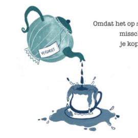 Verlieskunst Kaart Als Je Kopje Overstroomt