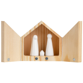Räder Porselein Kerststal Mini