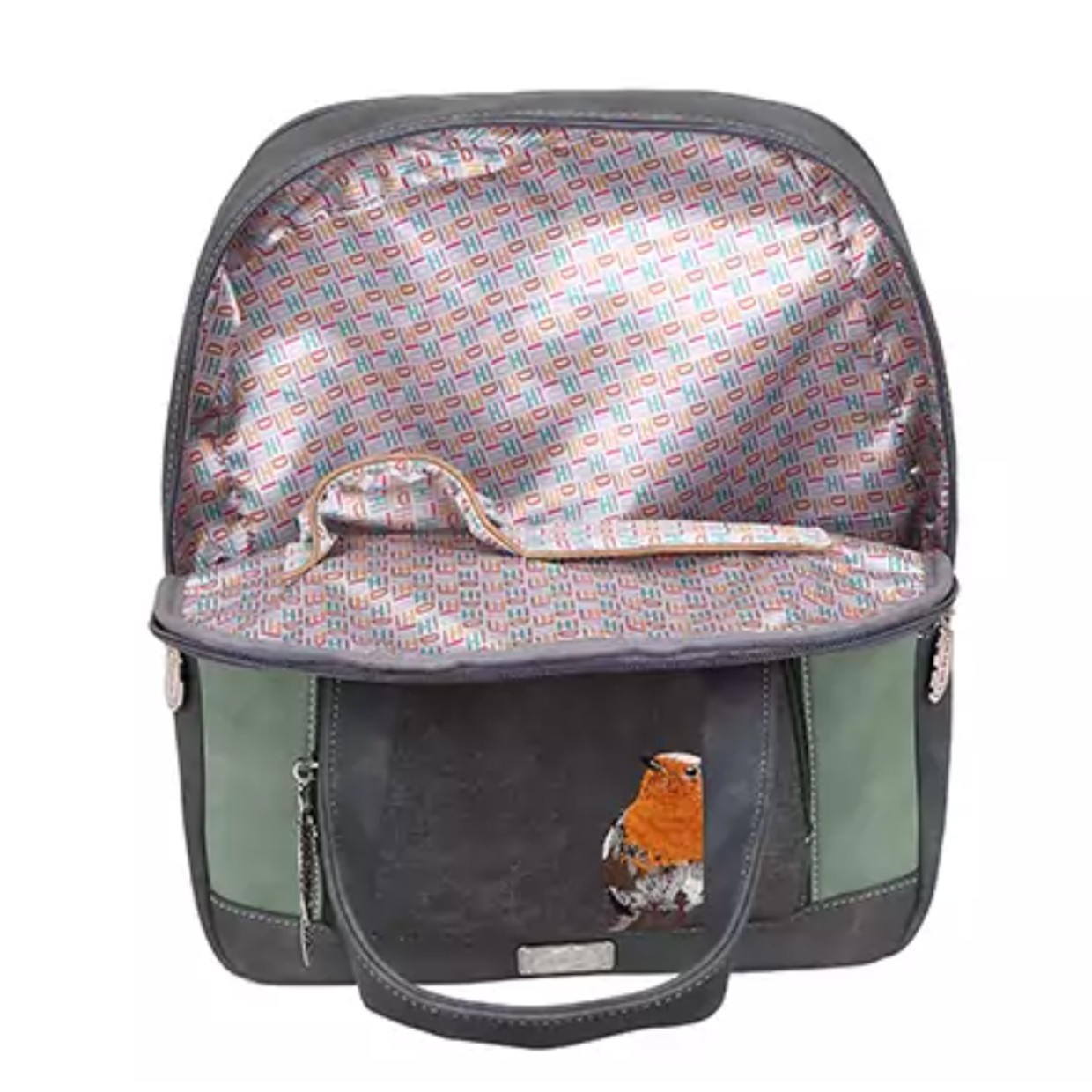 Hi-di-hi Tas Passage Dark Green Dark Grey