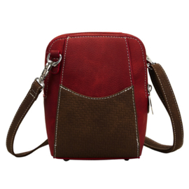 Hi-di-hi Tas Little Paradise Red Brown