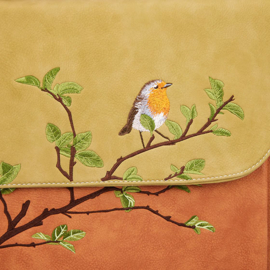 Hi-di-hi Tas Busy Bird Orange Green