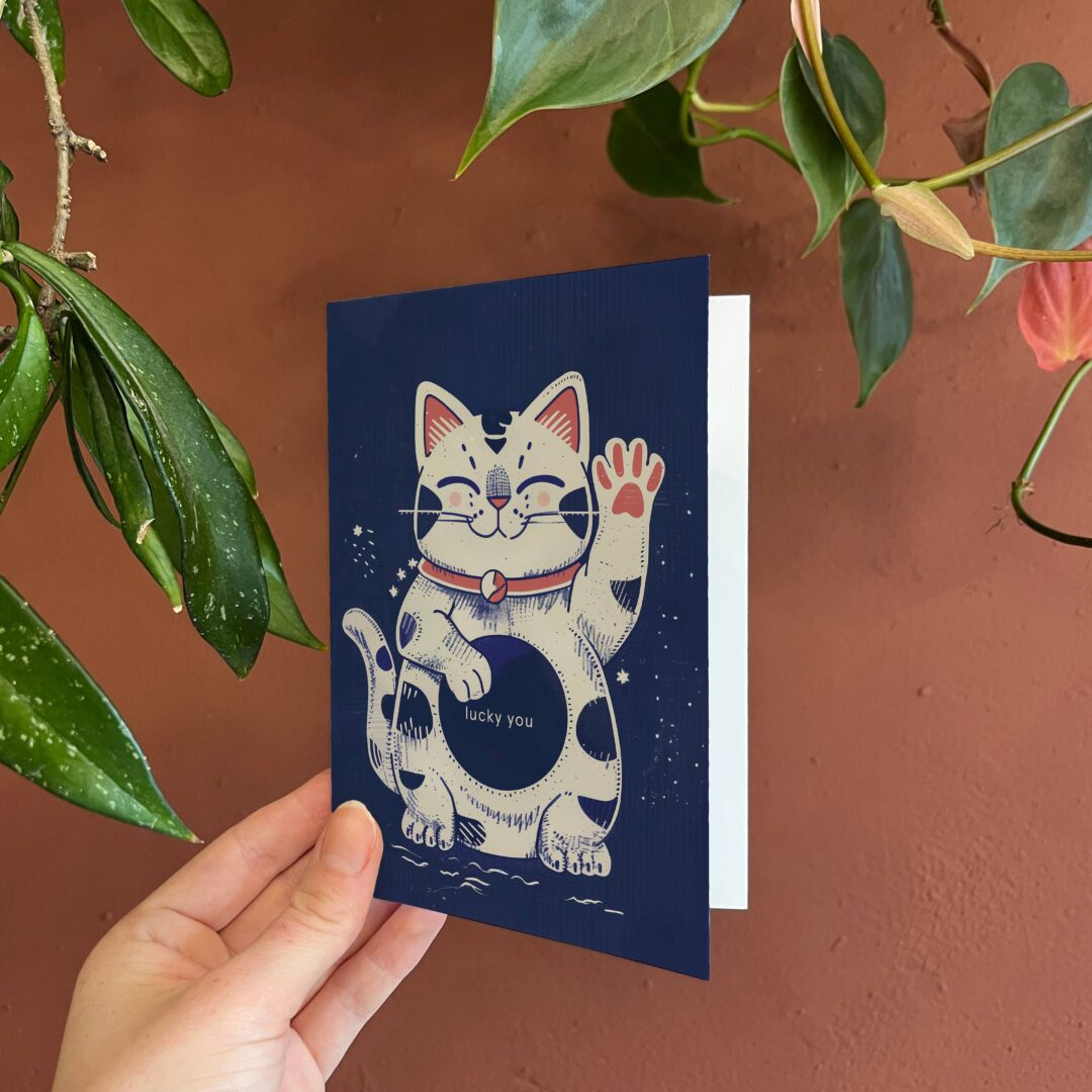 Botanopia Kaart Lucky Cat