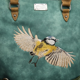 Hi-di-hi Tas Aves Aqua Dark Green